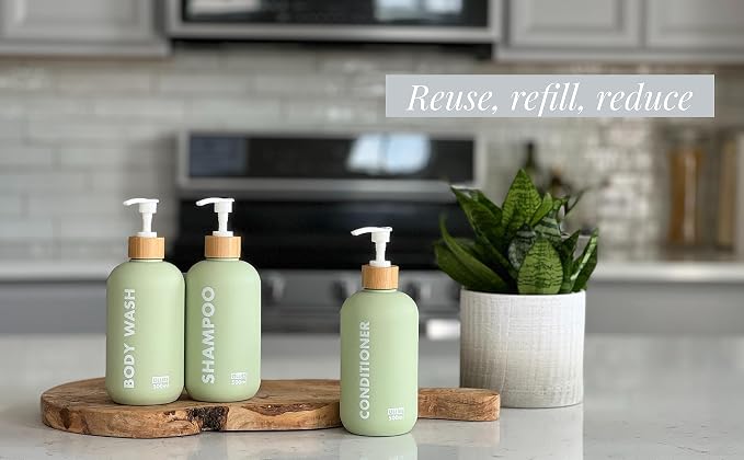 OLLIES Shampoo and Conditioner Dispenser, Shower Soap Dispenser - Image 4