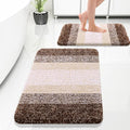 OLANLY Bathroom Rug Set 2 Piece, Soft Absorbent Microfiber Bath Rug Set by OLANLY