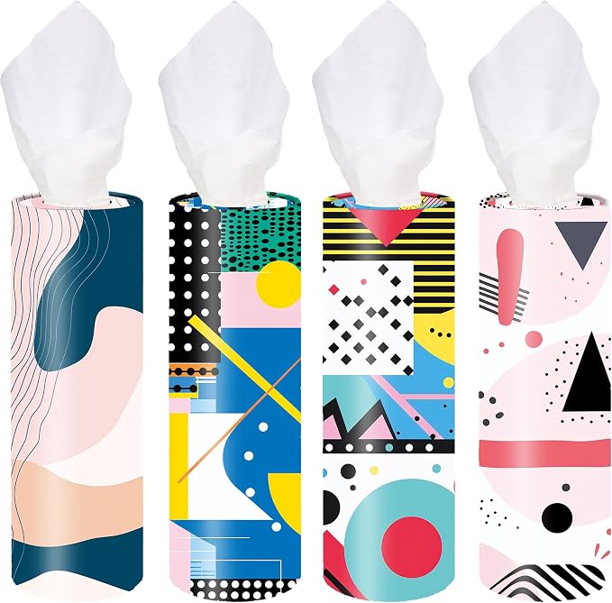 4-Pack Car Tissue Cylinders by Viynran