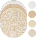 SHACOS 10 Inches Trivets for Hot Dishes, 4 Pieces Cotton Trivets Mats for by SHACOS