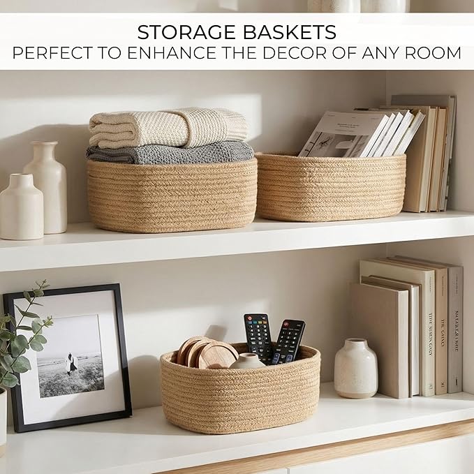 Beautiful Storage Basket Set of 3 - Image 4