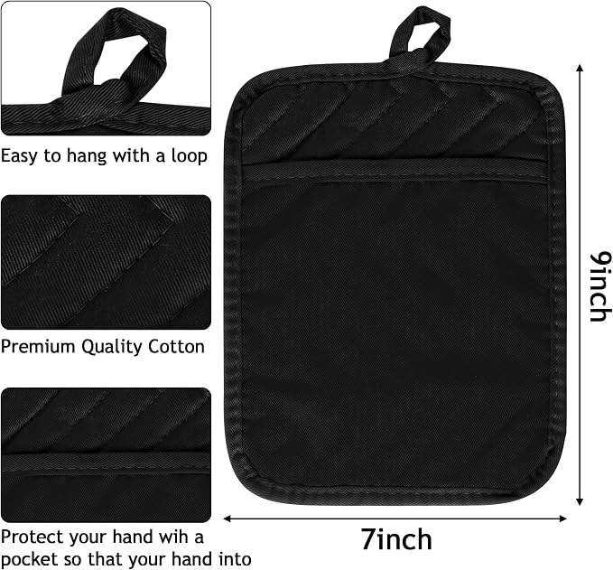 R HORSE 6Pcs Pot Holder with Pocket - Image 2