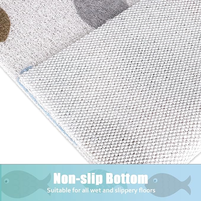 Shower Mat Non-Slip, 24x 24 Inch Square, Soft Comfort Bath Mats - Image 2