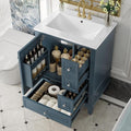 24" Bathroom Vanity with Sink, Harper & Bright Designs Free Standing Single by HarperBrightDesigns