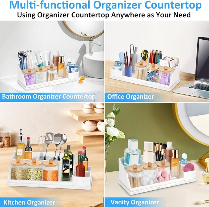 Bathroom Counter Organizer, Toothbrush and Toothpaste Holder - Image 9