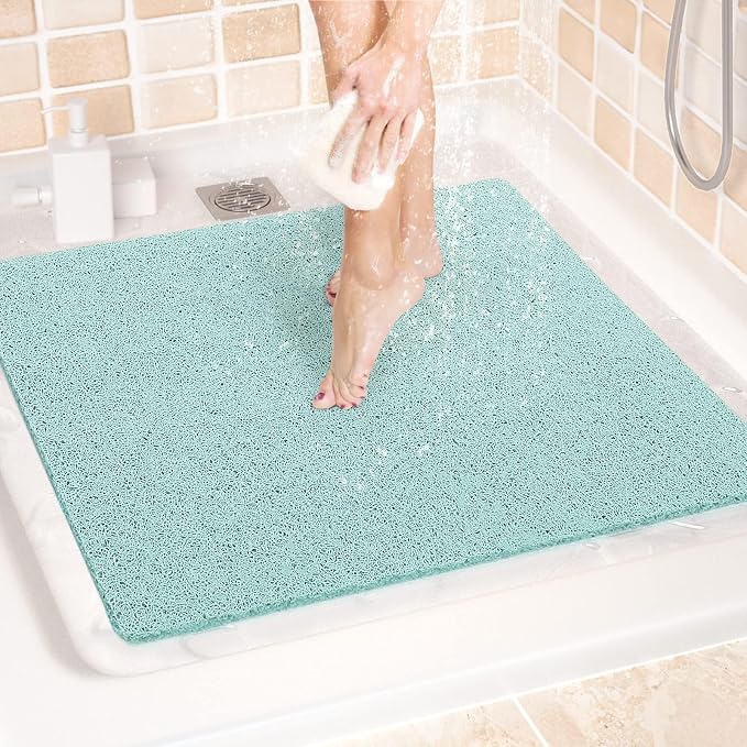LuxStep Shower Mat Bathtub Mat, 24x24 inch, Non-Slip Bath Mat by LuxStep