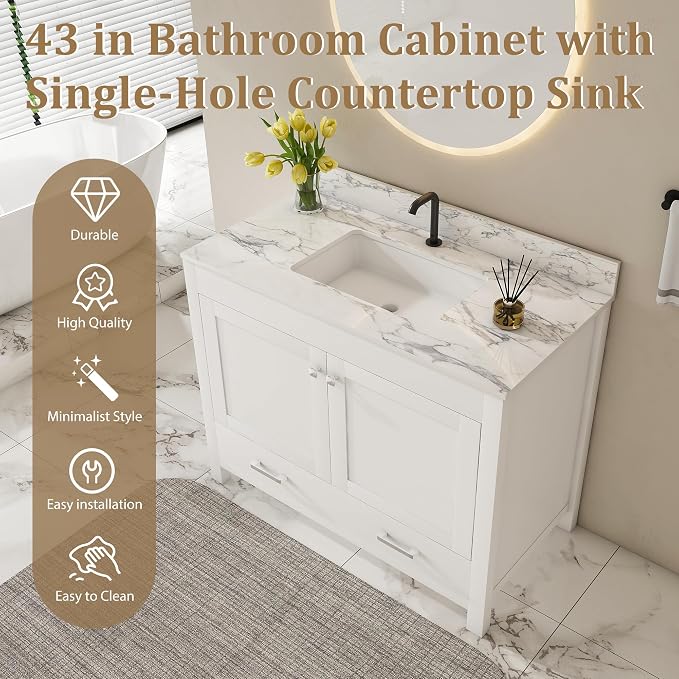 Montary 42" Bathroom Vanity - Image 4