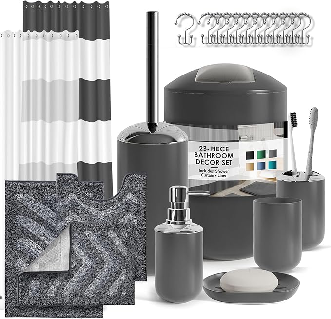 Clara Clark Bathroom Accessories Set by ClaraClark