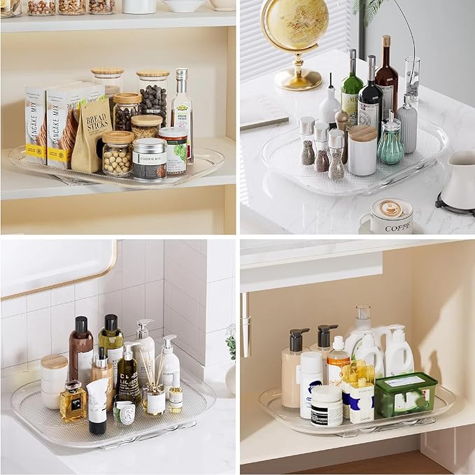 LAMU Lazy Susan Organizer 14.56''x11'' - Image 5