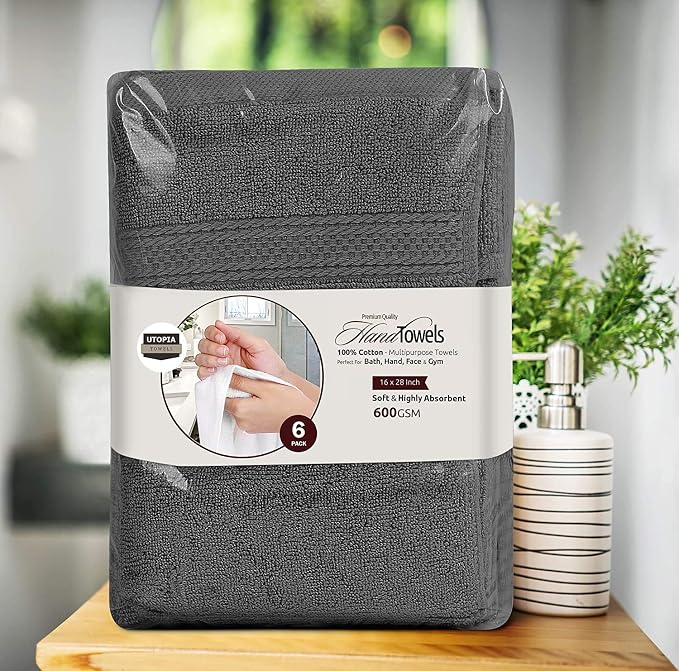 Utopia Towels 72 Pack Premium Hand Towels Set, 16 by 28 inches, 100% Ring Spun - Image 8