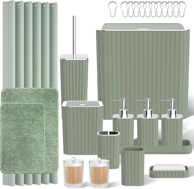 Bathroom Accessory Set by LetUsMakeHomeYourFavoriteDestination