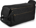LEATHER VILLAGE Genuine Leather Travel Toiletry Bag by LeatherVillage