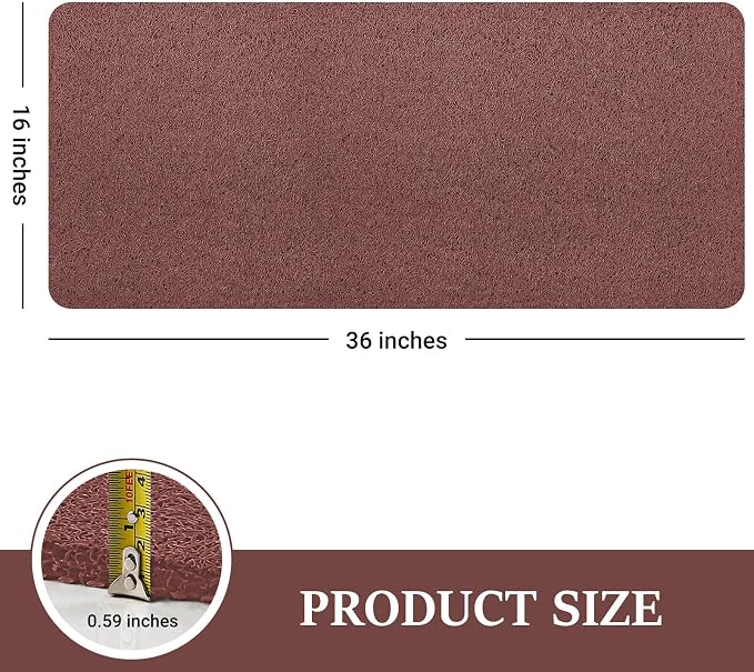 LuxStep Shower Mat Bathtub Mat, 36x16 inch, Non-Slip Bath Mat - Image 2