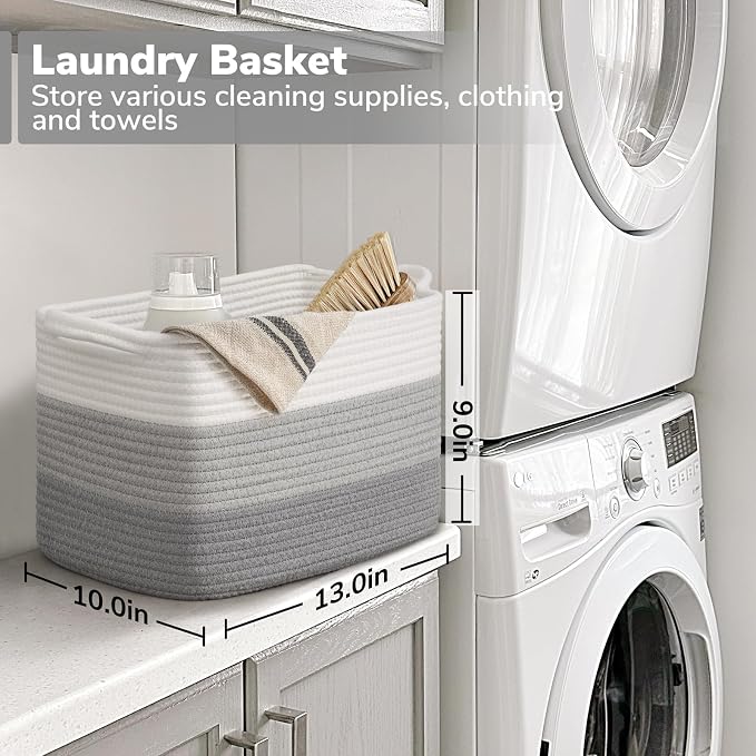 Goodpick Woven Storage Basket, Closet Storage Bins - Image 6
