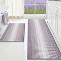 Bathroom Rugs and Mats Sets, 2 Piece Thick Absorbent Chenille Bath Mat Rug Set by BSICPRO