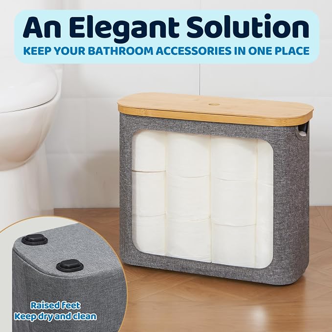 Toilet Paper Basket, Toilet Paper Storage - Image 3