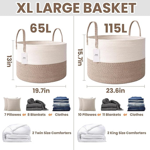 115L Extra Large Blanket Basket - Image 2