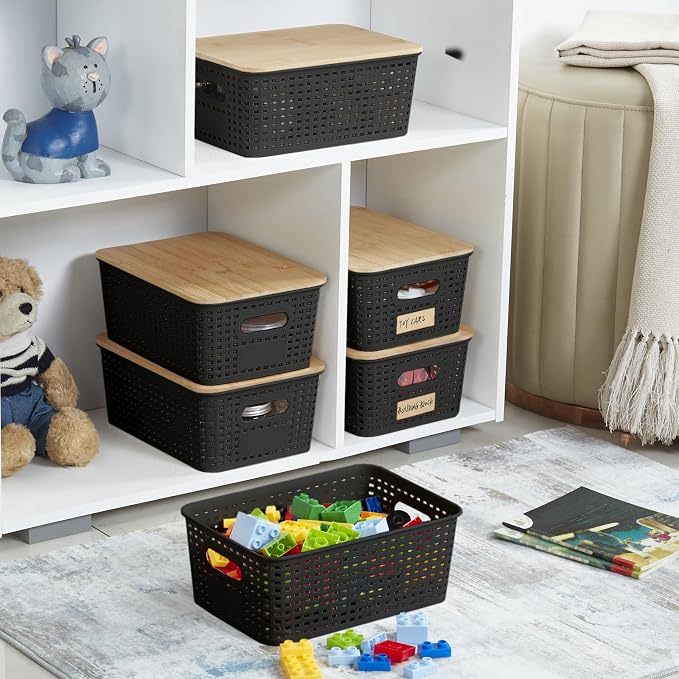 Small Plastic Storage Bins - Image 4