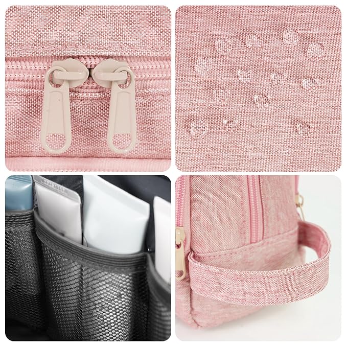 Toiletry Bag for Men Hanging Dopp Kit Water Resistant Shaving Bag Small - Image 4