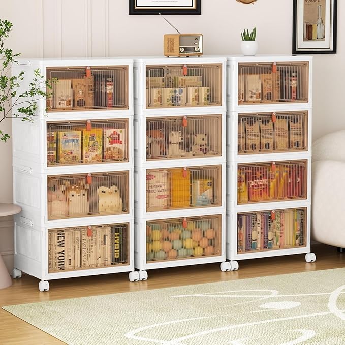 4 Tier Plastic Storage Bins - Image 2