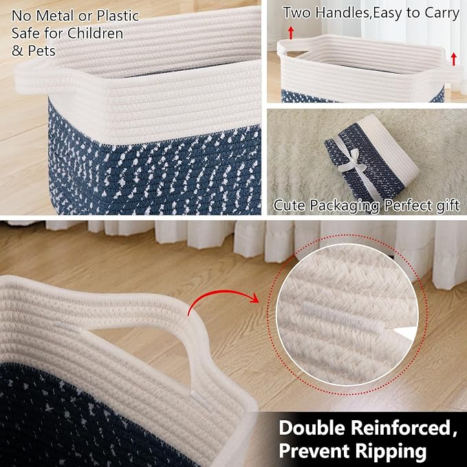 OIAHOMY Storage Basket, Woven Baskets - Image 4