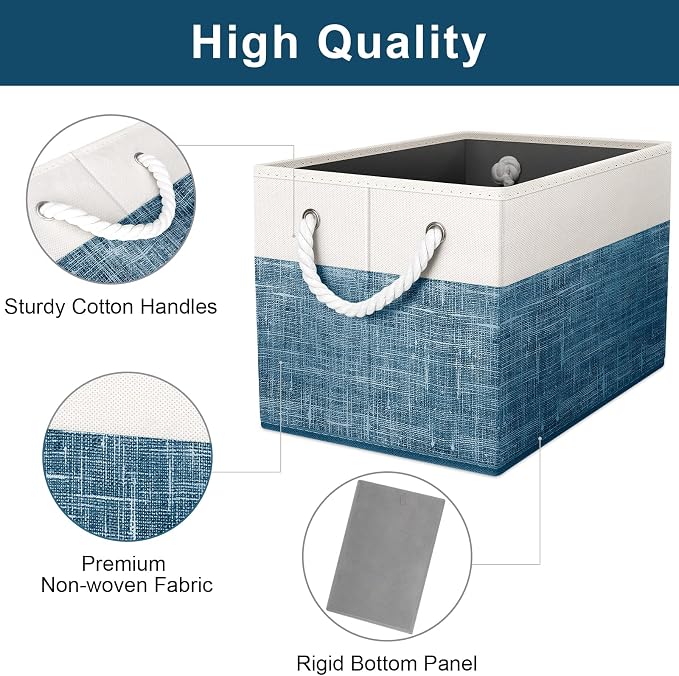 Fab totes Storage Bins, Foldable Storage Baskets - Image 3