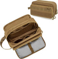 Tactical Toiletry Travel Bag for Men, Dopp Kit Shaving Organizer Case for by Prokva
