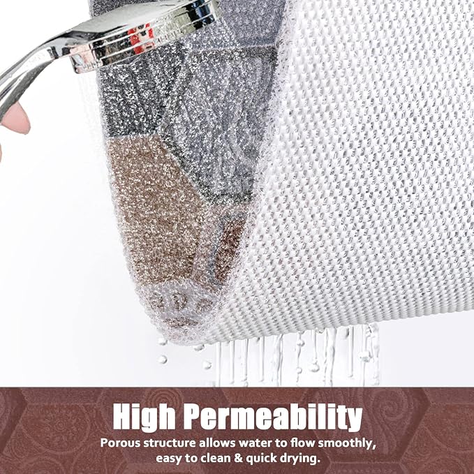 Bathtub Mat Shower Mat Non-Slip, 16x 39 Inch, Soft Comfort Bath Mat - Image 4