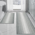 BSICPRO Bathroom Rugs and Mats Sets, 2 Piece Thick Absorbent Chenille Bath Mat by BSICPRO