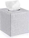 Sumnacon Square Leather Tissue Box Cover by Sumnacon