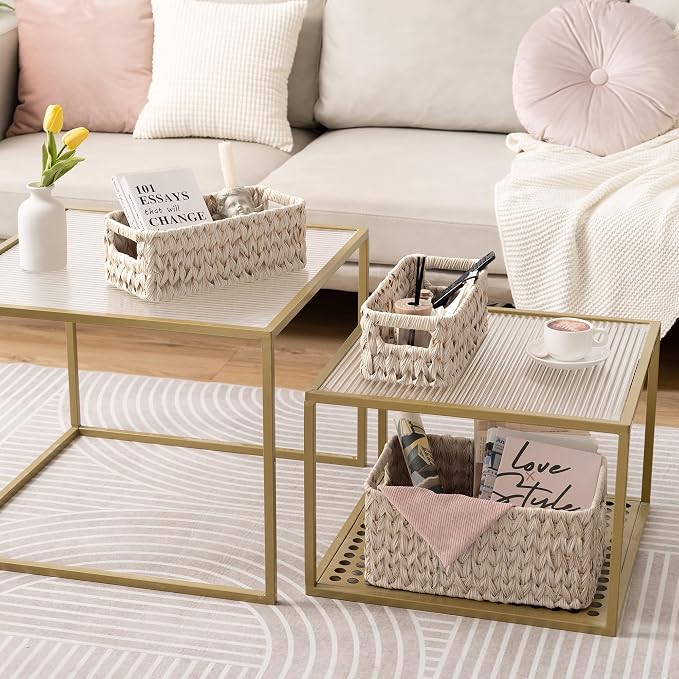 GRANNY SAYS Wicker Baskets for Organizing, Wicker Storage Basket for Shelf - Image 9