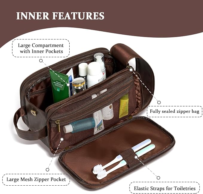 Janhavi Large Personalized Toiletry Bag - Image 7