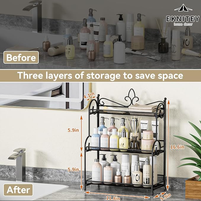 EKNITEY Bathroom Counter Organizer - Image 6
