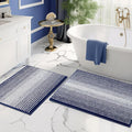 BSICPRO Bathroom Rugs and Mats Sets, 2 Piece Thick Absorbent Chenille Bath Mat by BSICPRO