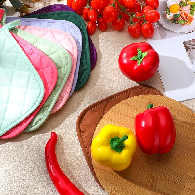 Uiifan 30 Pieces Cotton Pot Holders - Image 6