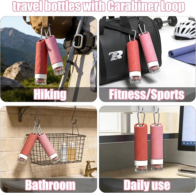 26 Pieces Travel Size Toiletries Bottles Set, Tsa Approved Leakproof Refillable - Image 6