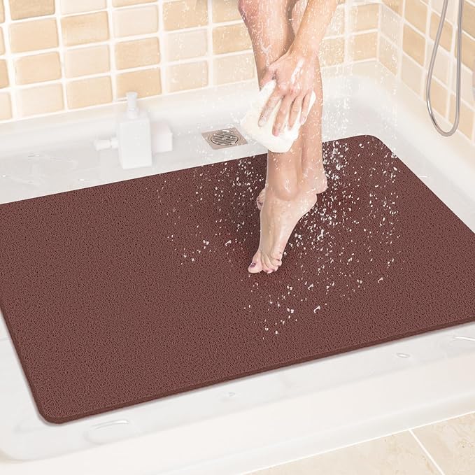 LuxStep Shower Mat Bathtub Mat, 24x32 inch, Non-Slip Bath Mat by LuxStep