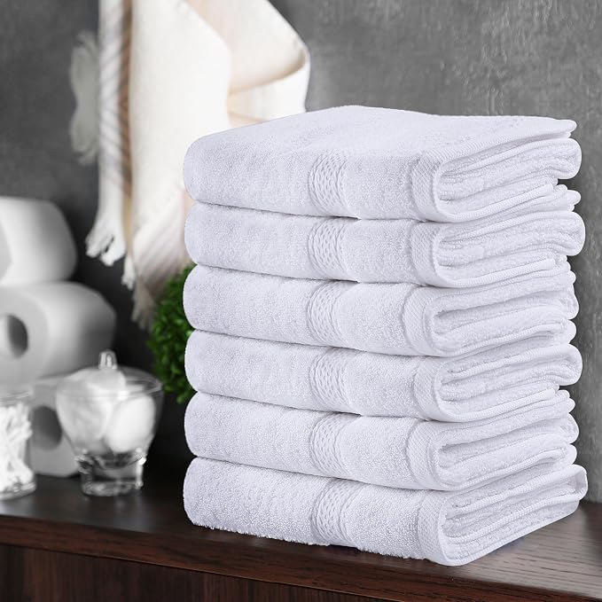 Utopia Towels 6 Pack Premium Hand Towels Set, 16 by 28 inches, 100% Ring Spun - Image 7