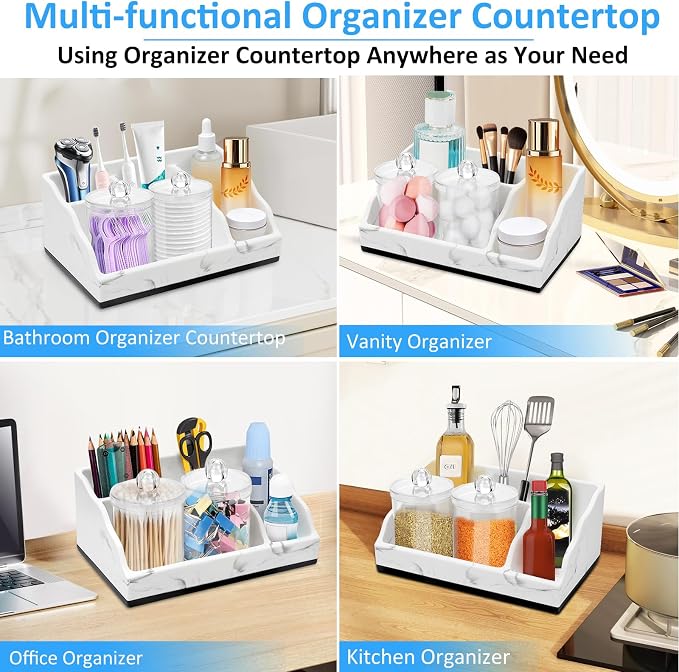 Bathroom Counter Organizer, Bathroom Countertop Organizer Toothbrush and - Image 7