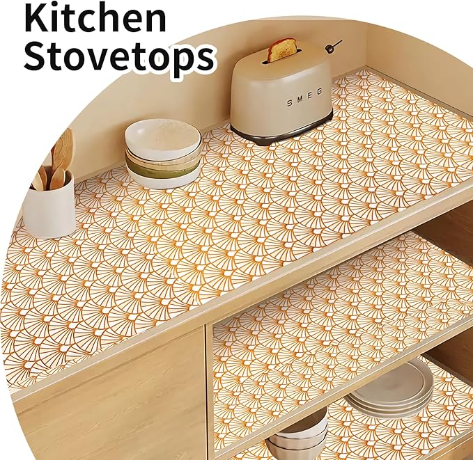 Shelf and Drawer Liner for Kitchen Cabinet, Non-Adhesive Waterproof Oil-Proof - Image 9