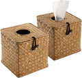 Yesland 2 Pack Square Seagrass Facial Tissue Box by Yesland