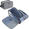 ZEEMO Travel Toiletry Bag for Men, Large Water-Resistant Double-Sided Full-Open by ZEEMO