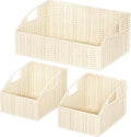 Ollieroo Rattan Storage Baskets, Handwoven Wicker Storage Bins by Ollieroo