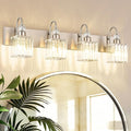 Ralbay Crystal Brushed Nickel Vanity Light by RalbayLighting