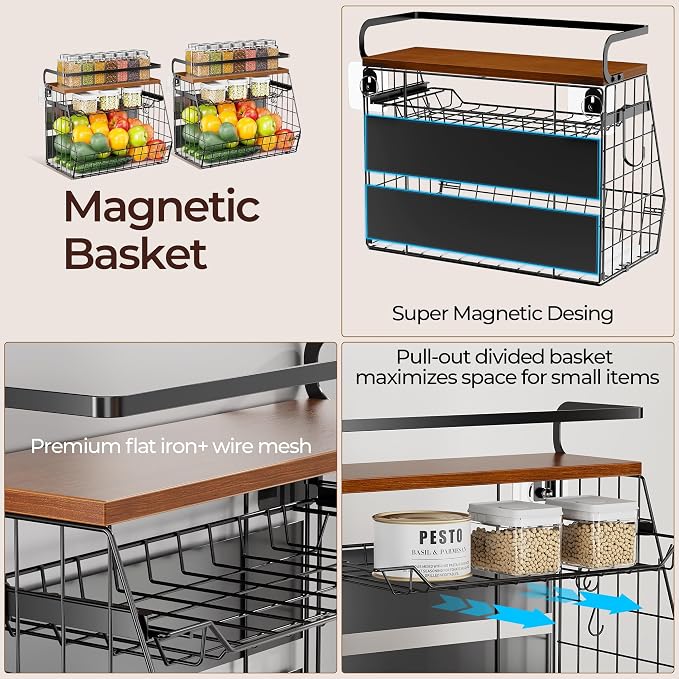 Delamu Magnetic Shelf for Fridge - Image 2