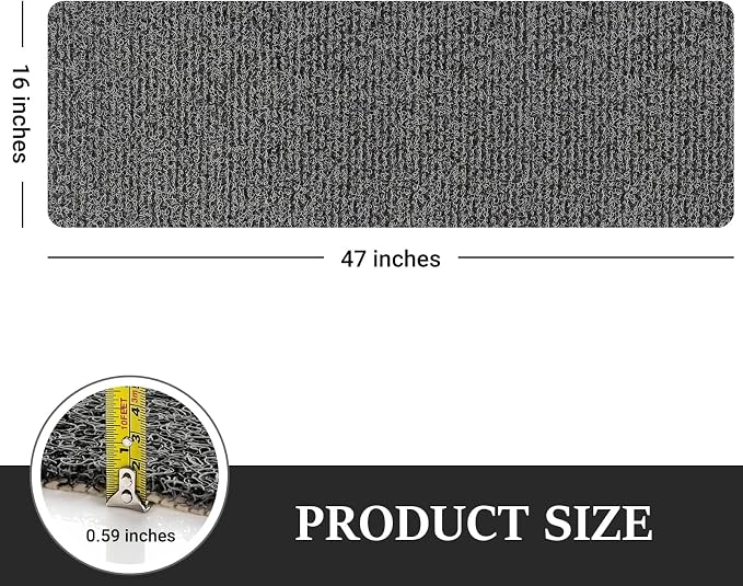 LuxStep Shower Mat Bathtub Mat, 47x16 inch, Non-Slip Bath Mat - Image 2