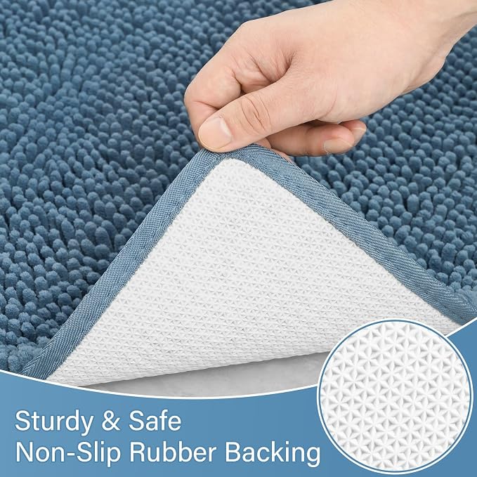 AROGAN Bathroom Rug Sets 2 Piece, Washable Bath Rug Set, Absorbent Soft Non - Image 5