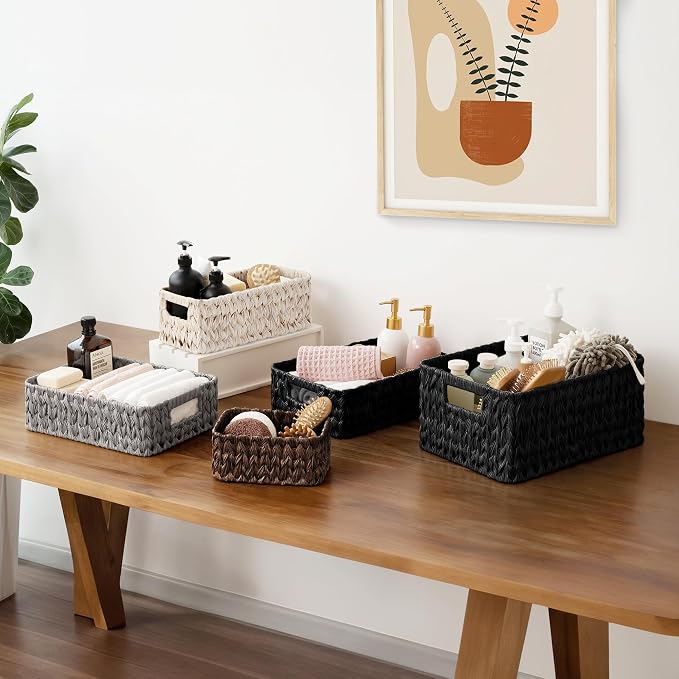 GRANNY SAYS Wicker Baskets for Organizing, Wicker Storage Basket for Shelf - Image 5