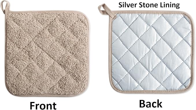 DII Basic Terry Collection Quilted 100% Cotton, 3 Piece - Image 3