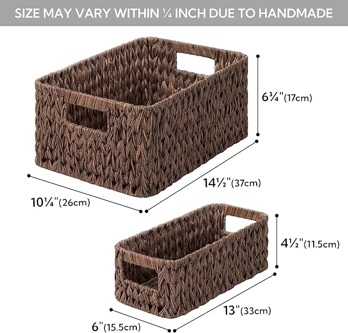 GRANNY SAYS Storage Baskets for Shelves, Waterproof Basket Set for Organizing - Image 4